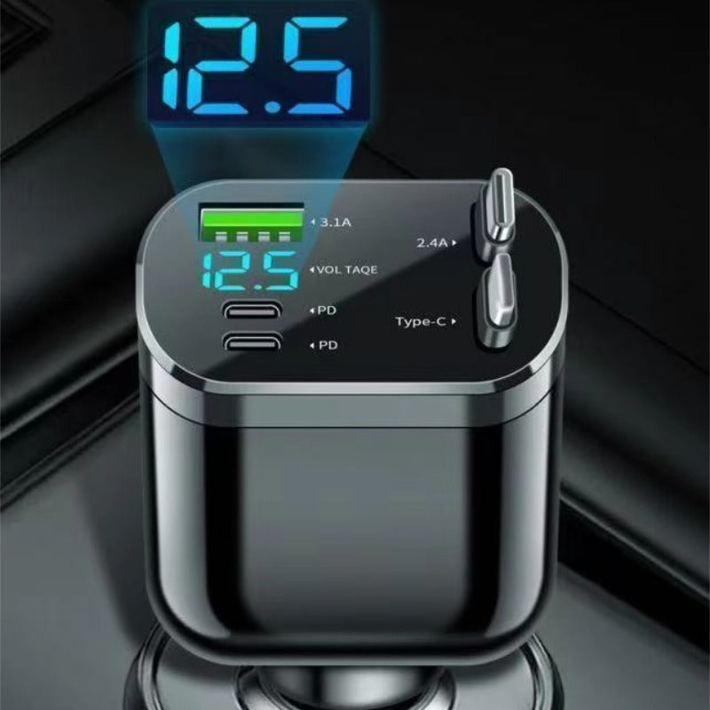 High-Power Retractable Car Charger-Let us help you explore your 4x4 with us Noxfun