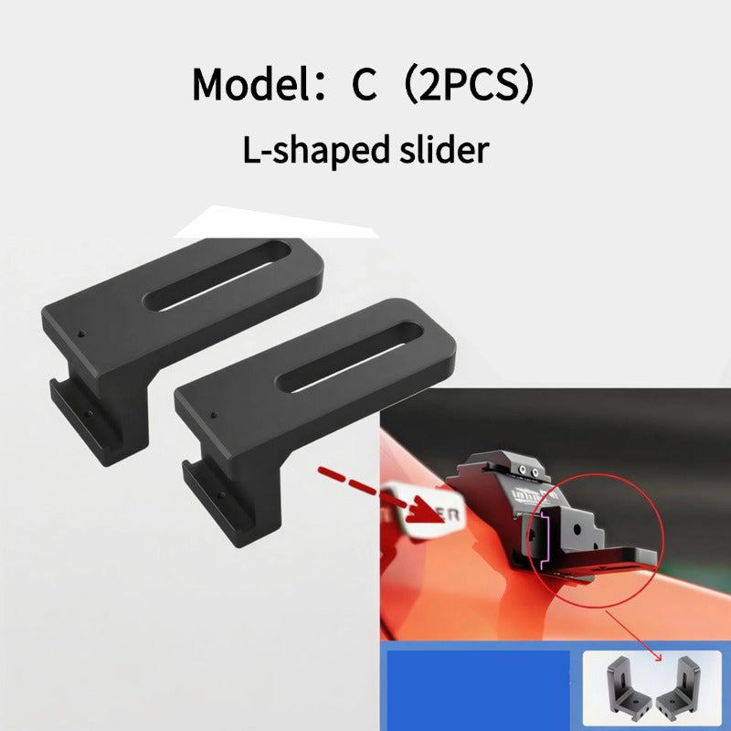 Aluminum A-Pillar Extended Spotlight Mount-Let us help you explore your 4x4 with us Noxfun