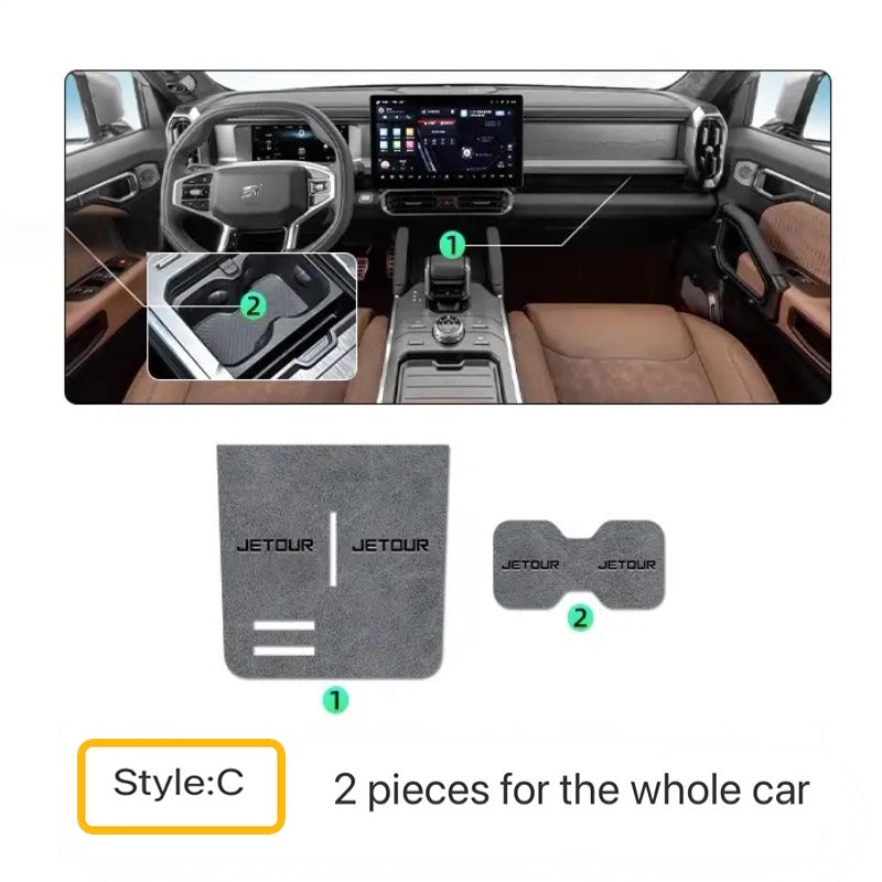 Car Mug Mats for Chery JETOUR T2 & Jetour T2 PHEV-Let us help you explore your 4x4 with us Noxfun