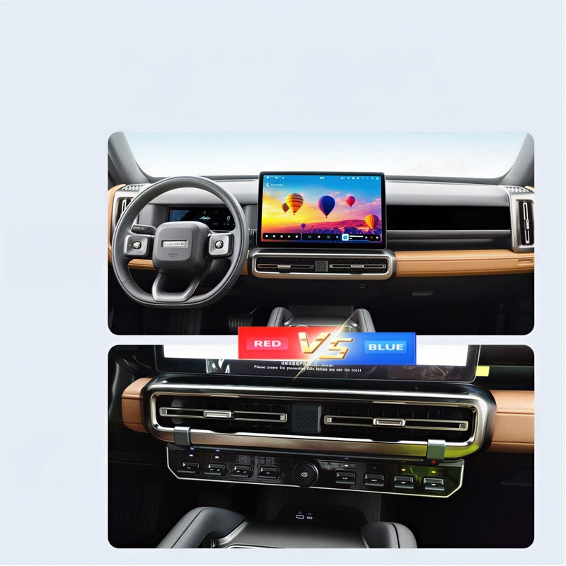 Physical buttons for the vehicle's center console are compatible with the Chery iCar 03 (JAECOO J6)-Let us help you explore your 4x4 with us Noxfun