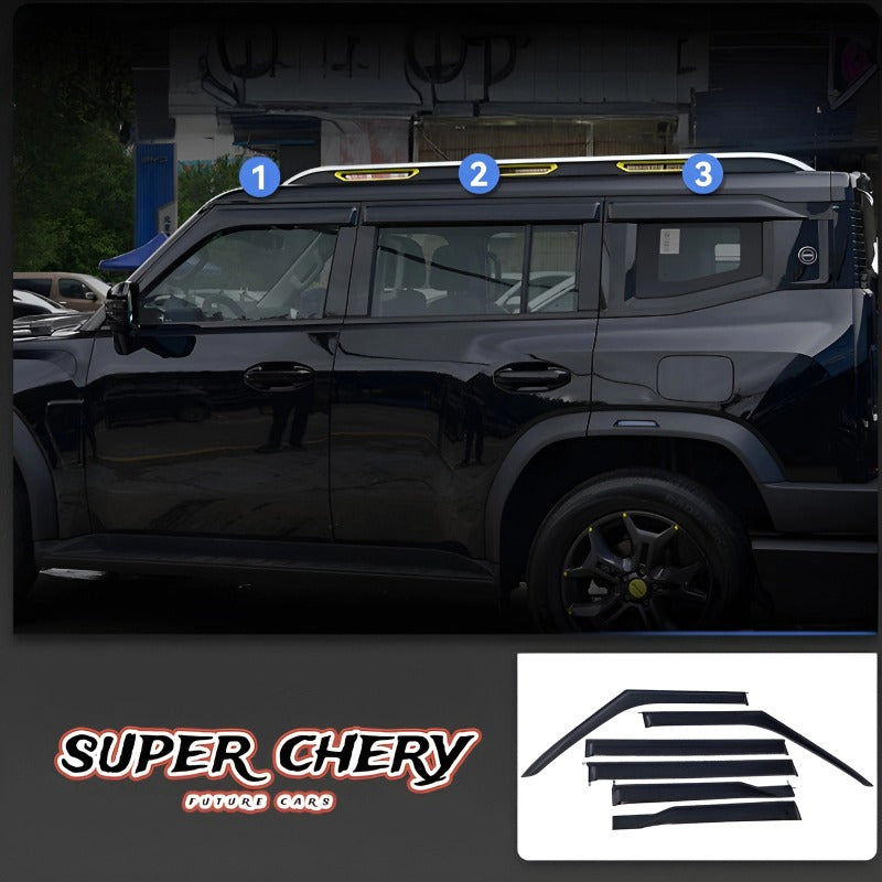 Window Visor for Chery Jetour T2 & Jetour T2 PHEV-Let us help you explore your 4x4 with us Noxfun