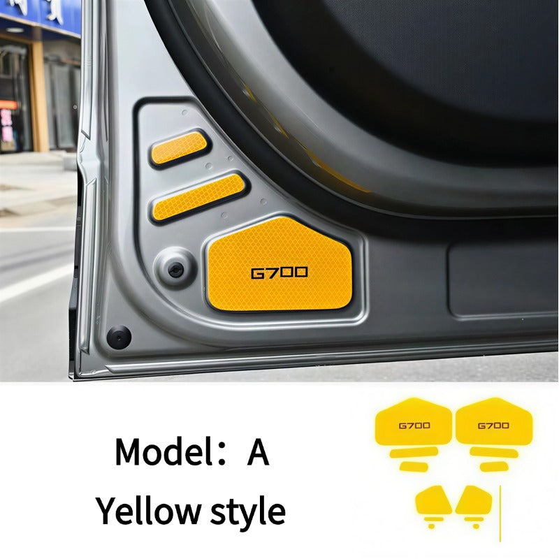 Car door warning stickers suitable for Chery JETOUR G700-Let us help you explore your 4x4 with us Noxfun