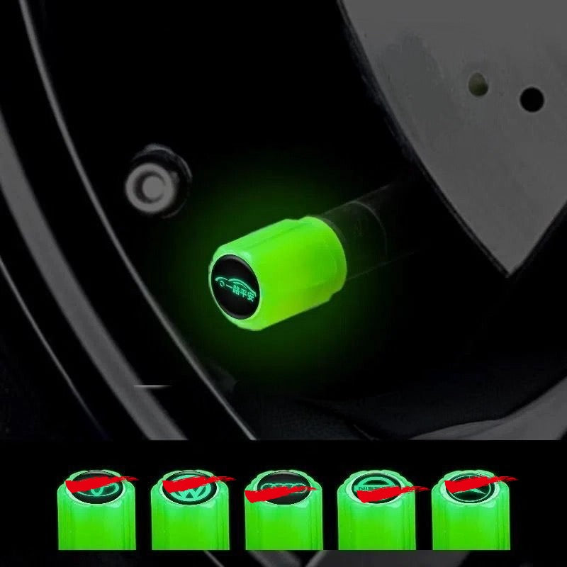 Fluorescent Tire Valve Stem Caps-Let us help you explore your 4x4 with us Noxfun