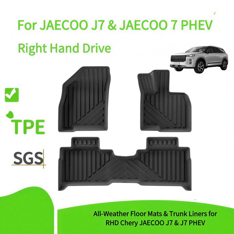 All Weather RHD Floor Liners for Chery JAECOO J7 & J7 PHEV-Let us help you explore your 4x4 with us Noxfun