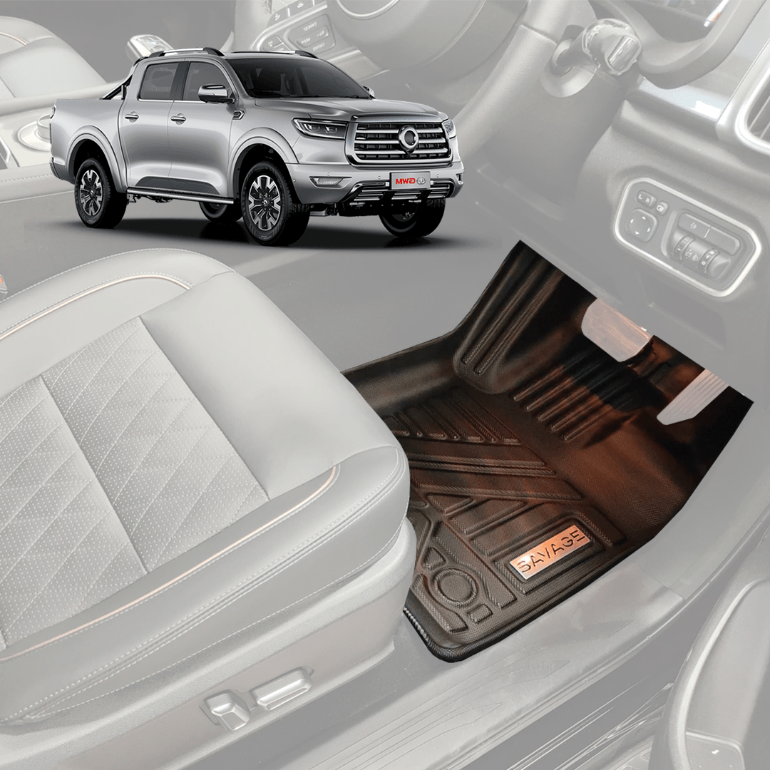 GWM Cannon 3D Moulded Heavy Duty All Weather Floor Mats | Full Set (NOT ALPHA)-Let us help you explore your 4x4 with us Noxfun