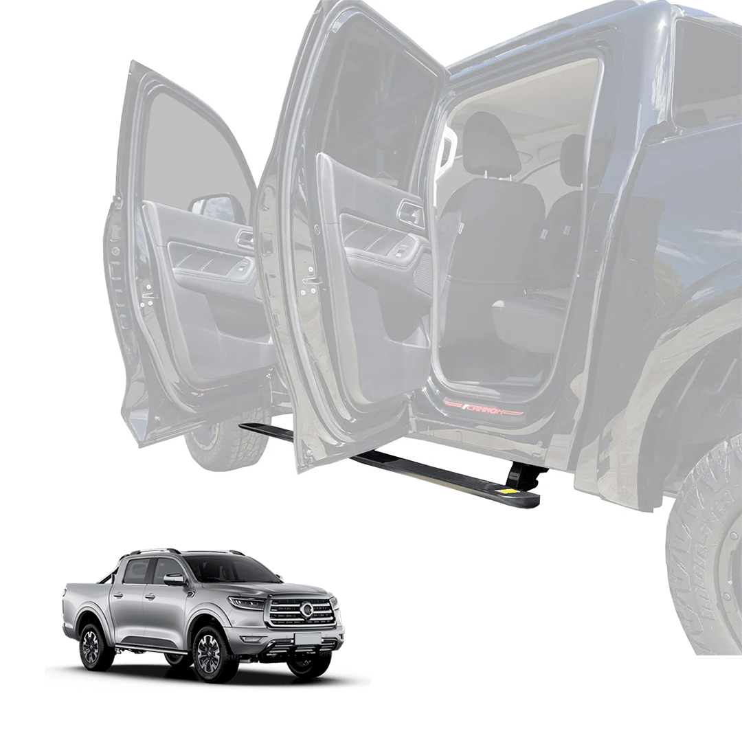 GWM CANNON noxfun ELECTRIC SMARTSTEP SIDE STEPS-Let us help you explore your 4x4 with us Noxfun