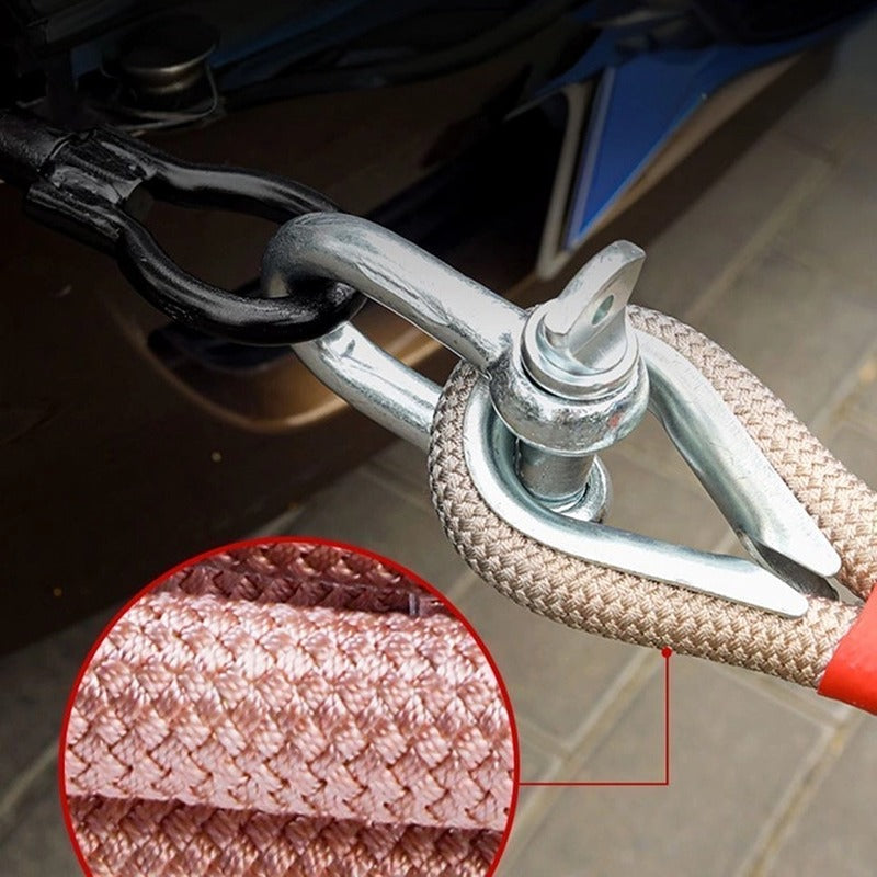 Heavy Duty Emergency Car Recovery Tow Strap Off Road Rescue Pull Rope-Let us help you explore your 4x4 with us Noxfun
