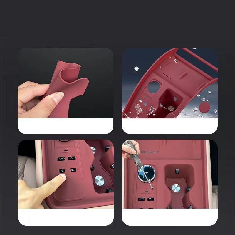 Silicone Center Console Mat for Chery FuLwin T9-Let us help you explore your 4x4 with us Noxfun