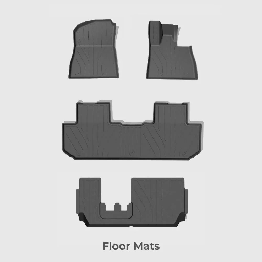 3D Deep Dish All-Weather TPE Floor Mats for RHD BYD Sealion 8/Atto 8-Let us help you explore your 4x4 with us Noxfun