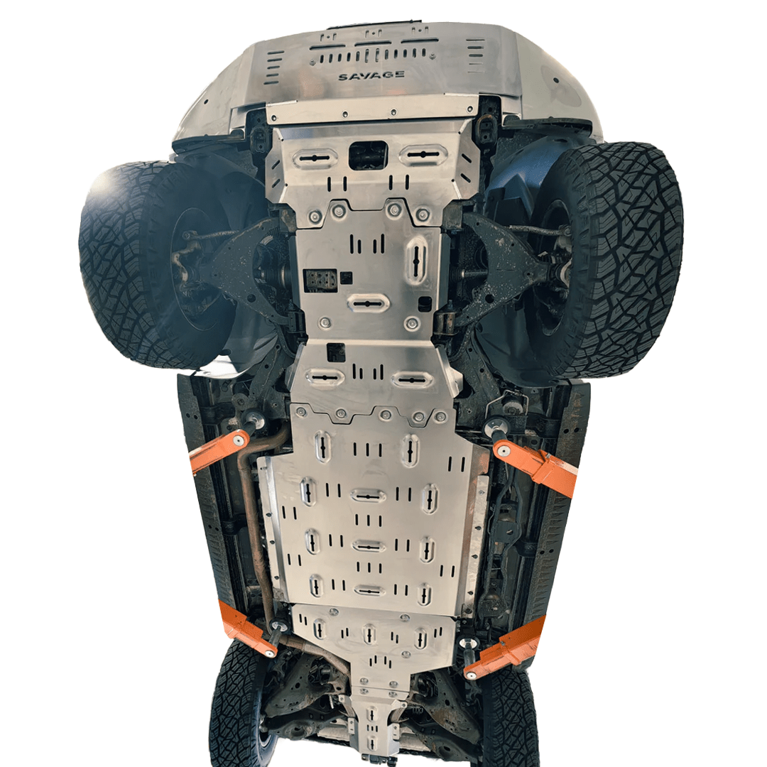 noxfun FULL ARMOUR ALUMINIUM UNDER BODY BASH PLATE PROTECTION KIT DENZA B5 2026+-Let us help you explore your 4x4 with us Noxfun