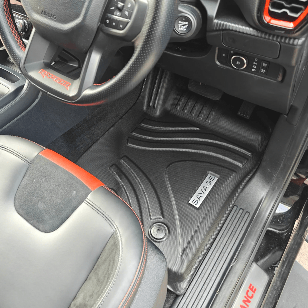2023+ FORD RANGER NEXT GEN DEEP FLOOR MAT SET 3D MOULDED 3 PIECE-Let us help you explore your 4x4 with us Noxfun