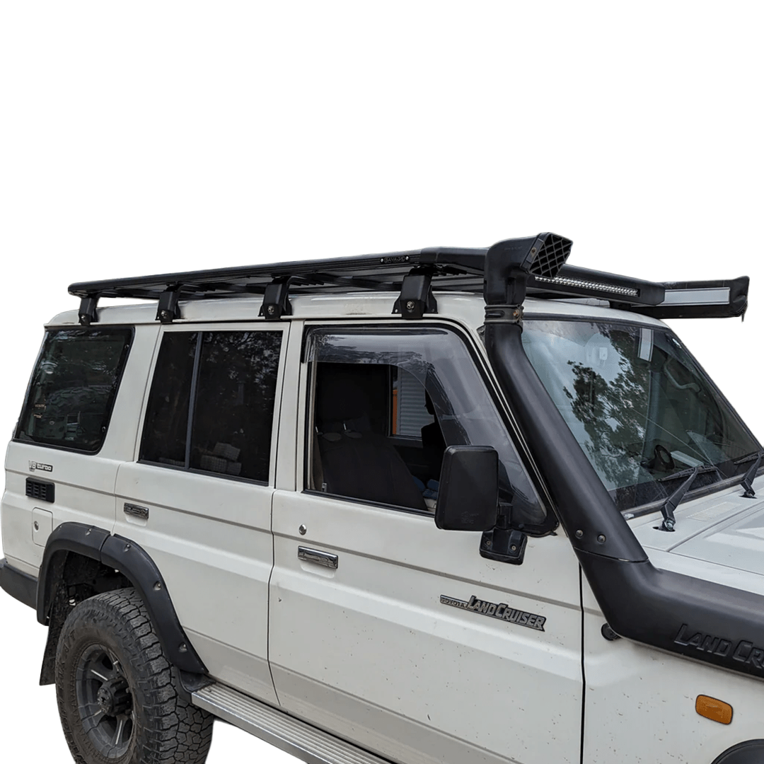 TOYOTA LAND CRUISER LC76 ROOF PLATFORM WITH INTEGRATED LIGHT BAR-Let us help you explore your 4x4 with us Noxfun