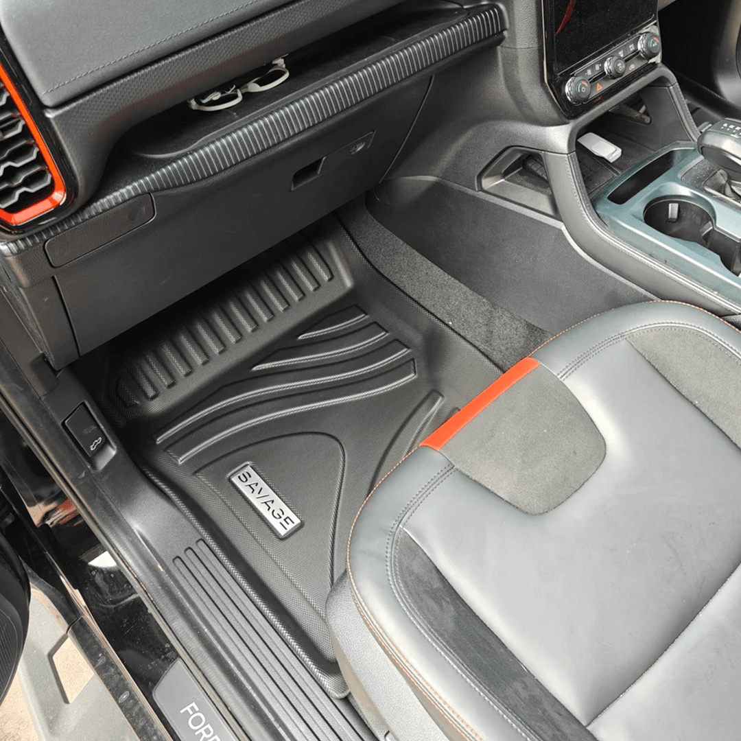2023+ FORD RANGER NEXT GEN DEEP FLOOR MAT SET 3D MOULDED 3 PIECE-Let us help you explore your 4x4 with us Noxfun