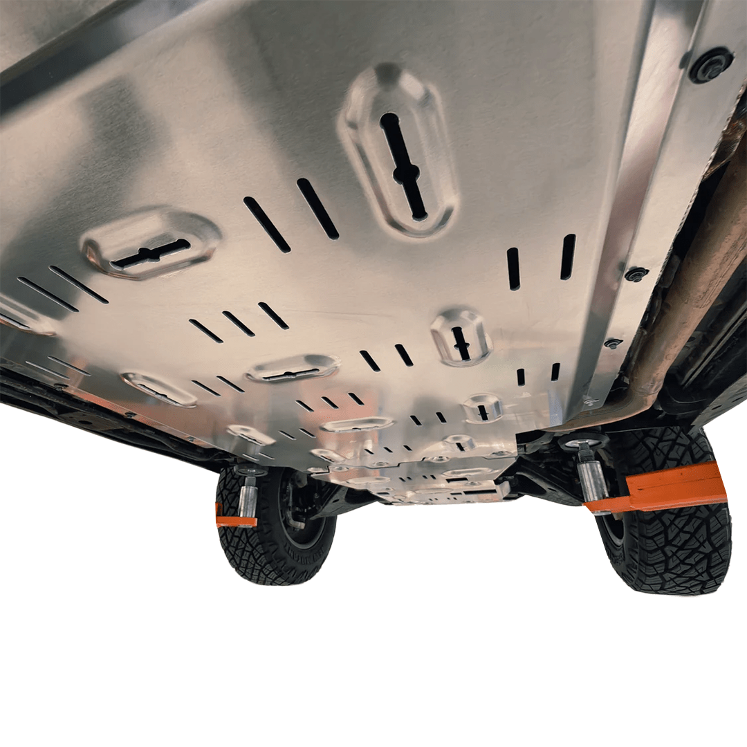 noxfun FULL ARMOUR ALUMINIUM UNDER BODY BASH PLATE PROTECTION KIT DENZA B5 2026+-Let us help you explore your 4x4 with us Noxfun