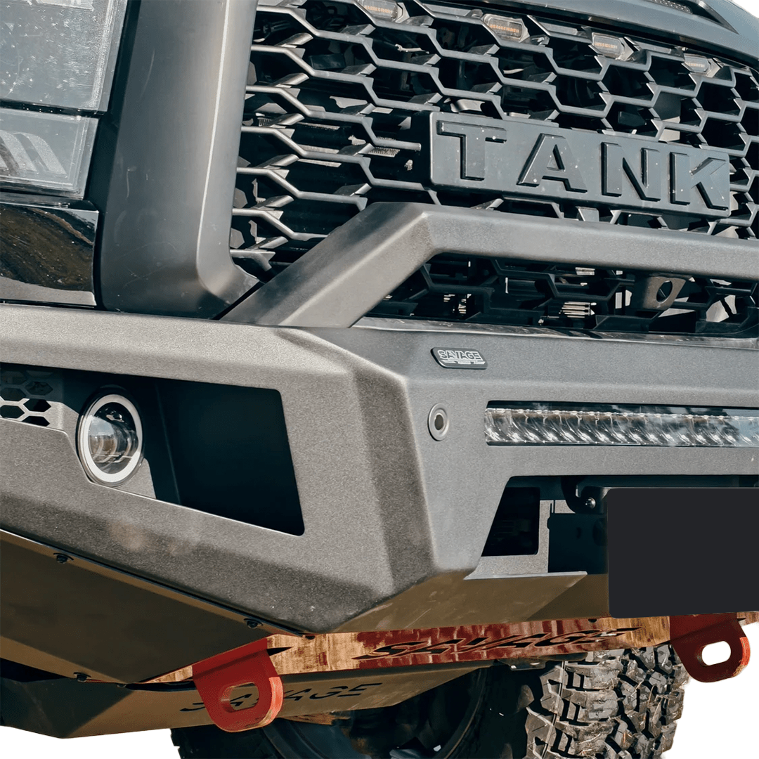 GWM TANK 500 ARMOUR FORGED HOOPLESS BULL BAR-Let us help you explore your 4x4 with us Noxfun