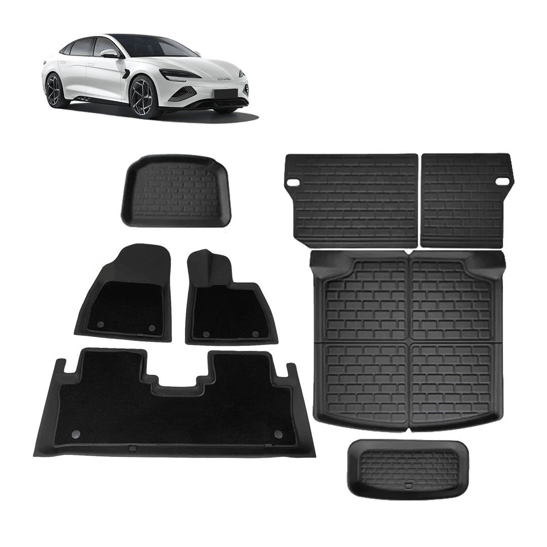 BYD SEAL 2024 11-PIECE FLOOR MAT KIT – PREMIUM PROTECTION WITH CARPET INSERT-Let us help you explore your 4x4 with us Noxfun