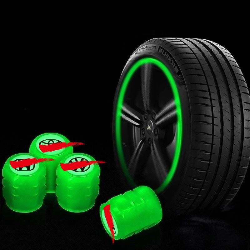 Fluorescent Tire Valve Stem Caps-Let us help you explore your 4x4 with us Noxfun