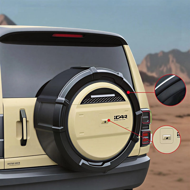 Spare Tire Cover Fits Chery iCAR V27-Let us help you explore your 4x4 with us Noxfun