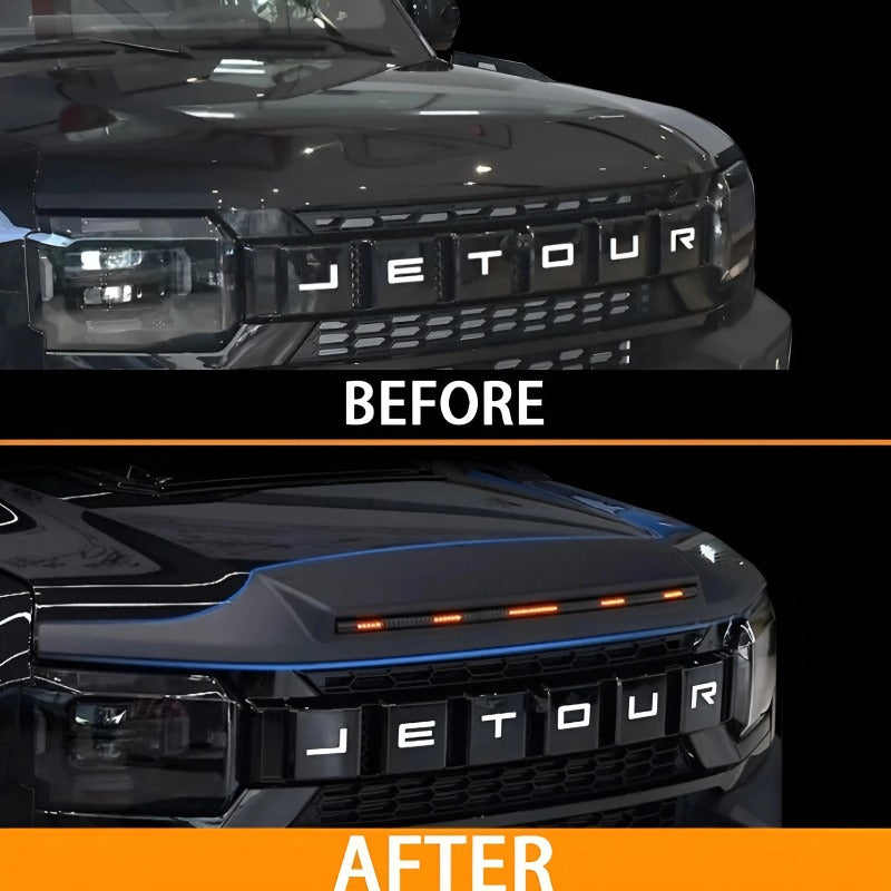 Car bonnet LED lights for Chery Jetour T2-Let us help you explore your 4x4 with us Noxfun