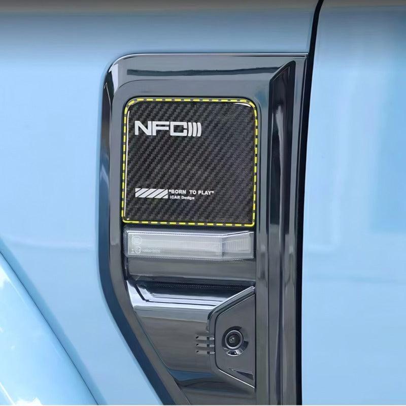 Side Fender Trim Decal for the Chery iCAR V27-Let us help you explore your 4x4 with us Noxfun