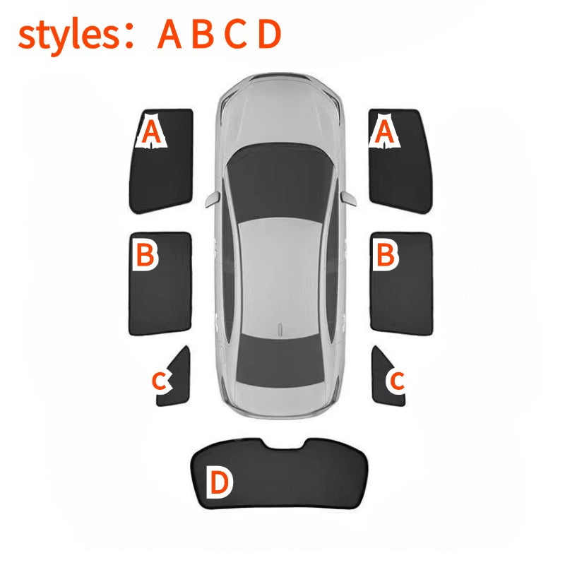 Car Window Sun Shade Curtains-Let us help you explore your 4x4 with us Noxfun