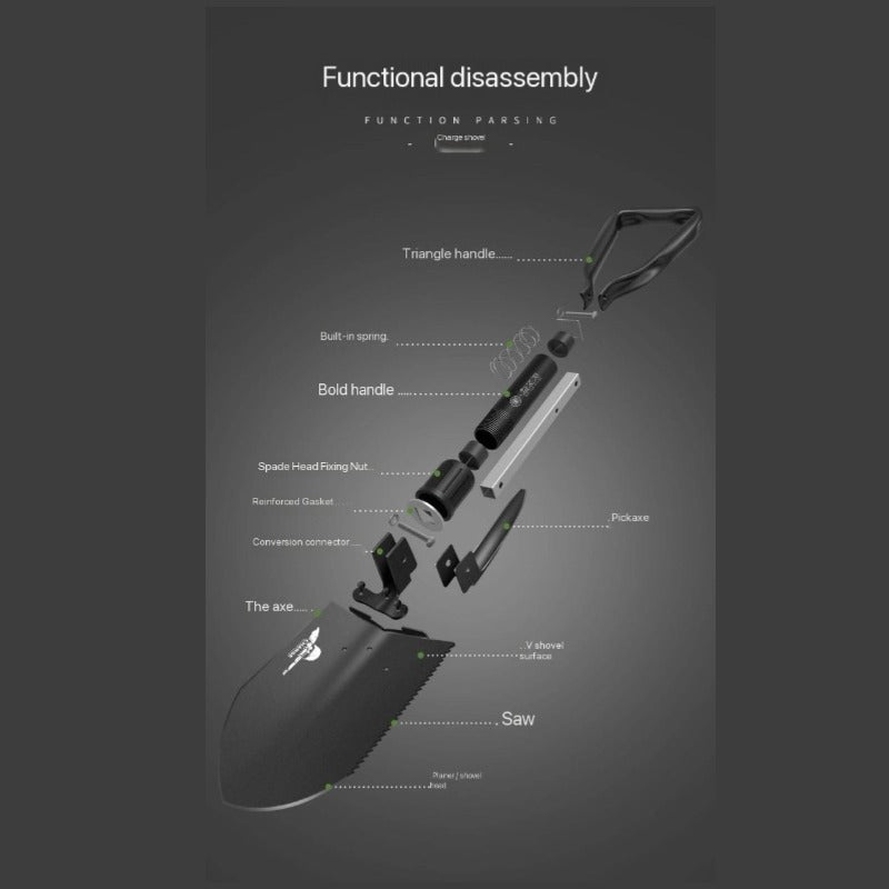 Car Rescue Shovel-Let us help you explore your 4x4 with us Noxfun