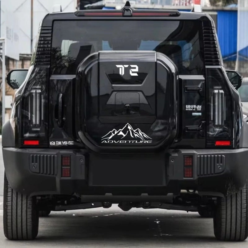 Chery Jetour T2 Trunk Sticker-Let us help you explore your 4x4 with us Noxfun