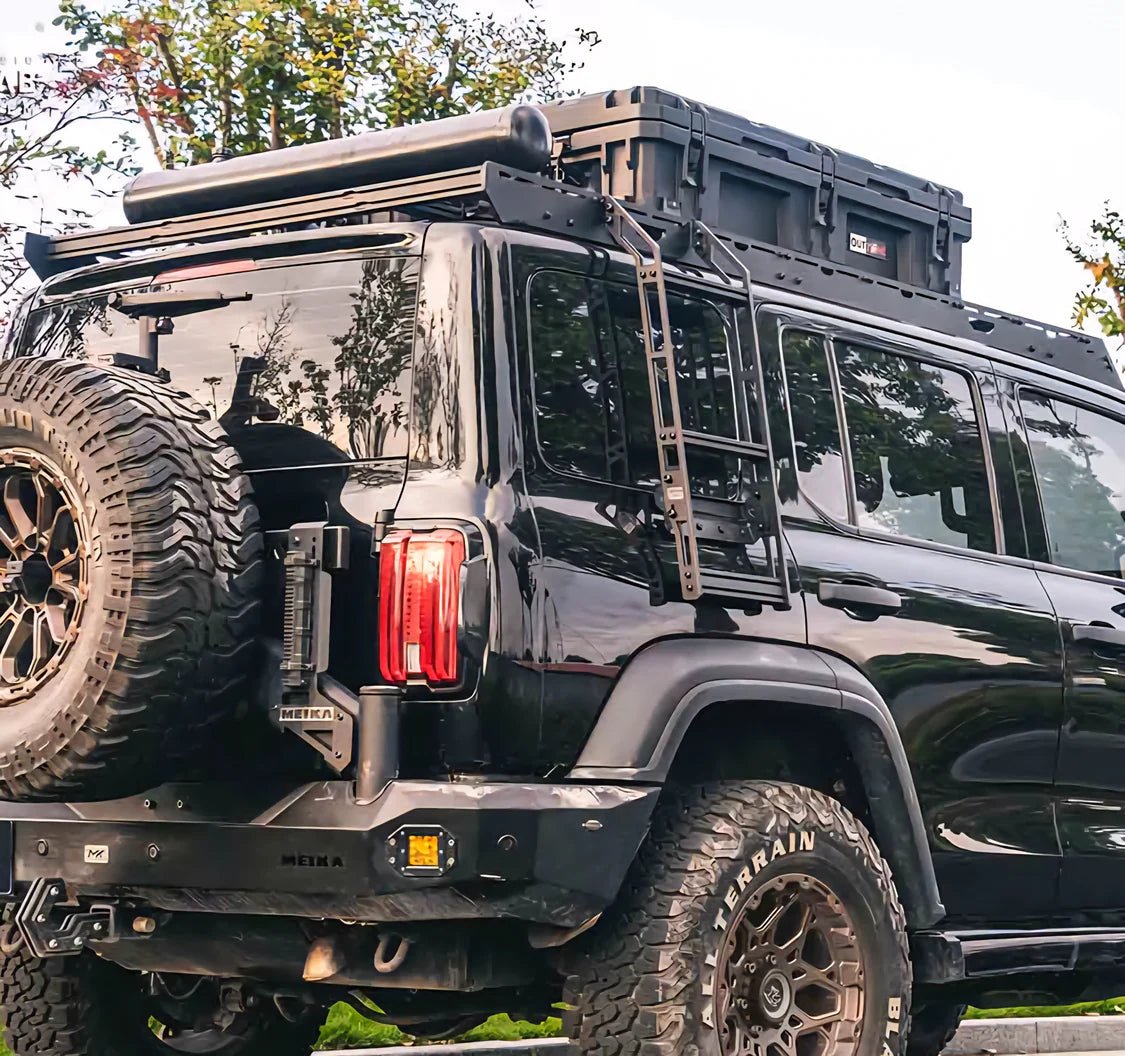 noxfun PHANTOM SERIES ROOF PLATFORM PACKAGE INCLUDES ACC PANEL & LADDER - GWM TANK 300 ALL MODELS-Let us help you explore your 4x4 with us Noxfun
