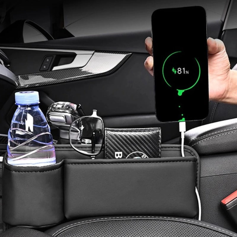 Car Seat Gap Storage Bag with Cup Holder-Let us help you explore your 4x4 with us Noxfun