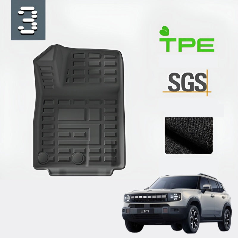 TPE Rubber Floor Mats & Trunk Mat for Chery Jetour T1-Let us help you explore your 4x4 with us Noxfun