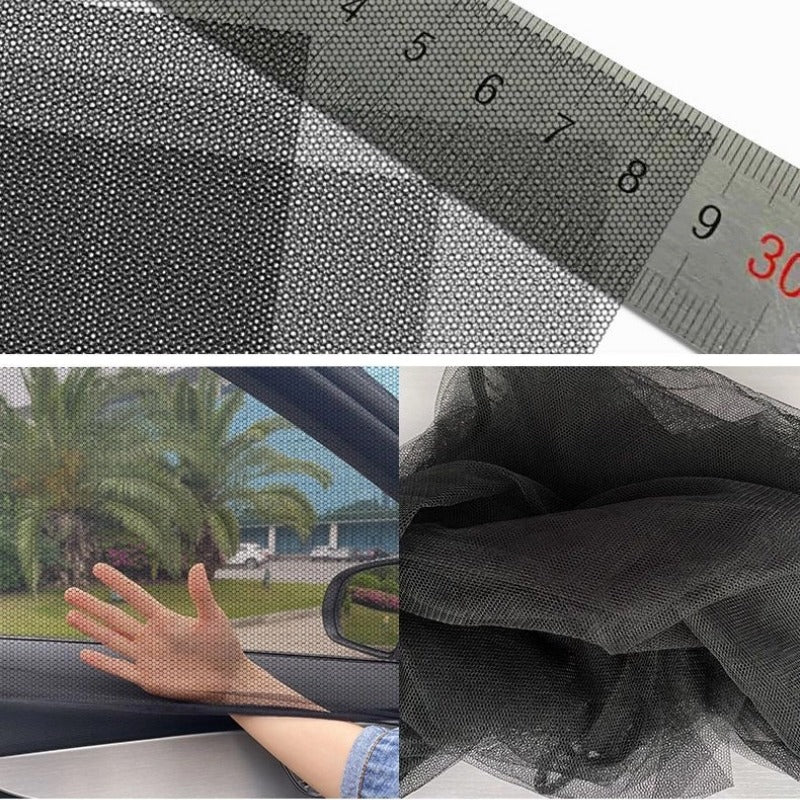 Stretchy Car Door Window Mesh Sun Shade UV Protection Mosquito Bug Screen Cover-Let us help you explore your 4x4 with us Noxfun