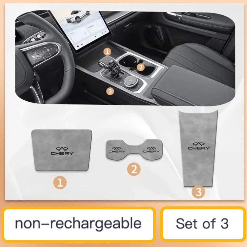 Leather Car Door Slot Pad For JAECOO J7 & 7PHEV-Let us help you explore your 4x4 with us Noxfun