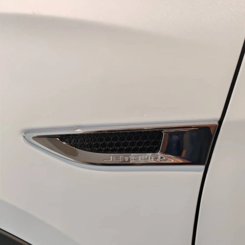 Automotive fender logo trim strip for Chery Jetour X70 Plus-Let us help you explore your 4x4 with us Noxfun