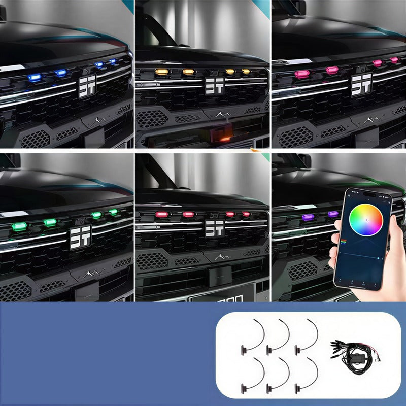 LED grille lights for the Chery JETOUR G700-Let us help you explore your 4x4 with us Noxfun