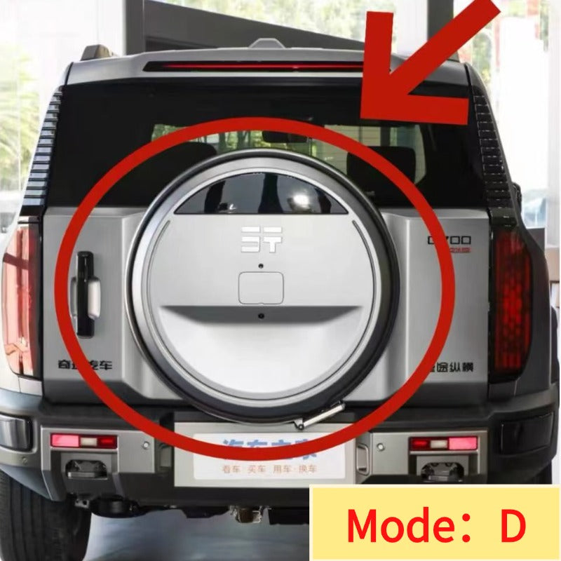 Spare tyre cover for the boot lid, suitable for Jetour G700-Let us help you explore your 4x4 with us Noxfun