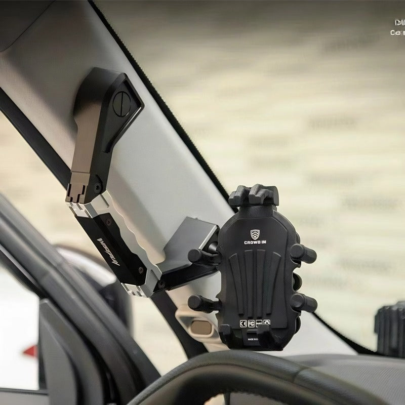 Aluminum Alloy A-Pillar Car Phone Mount-Let us help you explore your 4x4 with us Noxfun