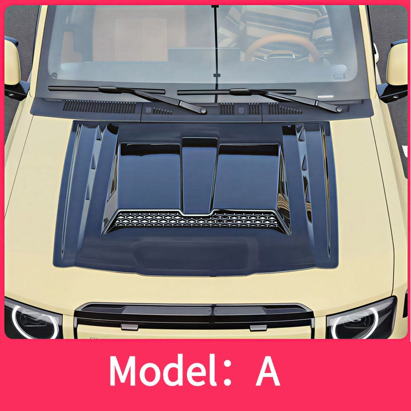 Bug Stone Hood Guard & Engine Top Cover for Chery iCAR V27-Let us help you explore your 4x4 with us Noxfun