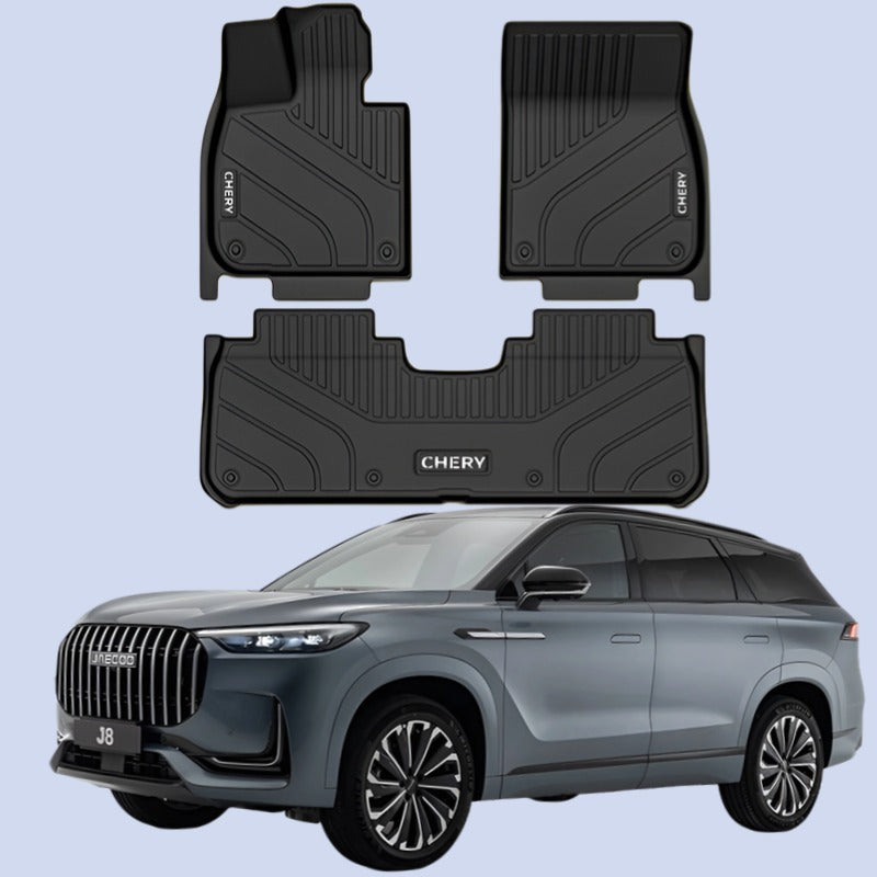 TPE Car Mats For Chery JAECOO J8（Tiggo 9）-Let us help you explore your 4x4 with us Noxfun