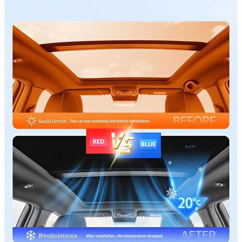 Sunshade for the sunroof of the Chery Jetour G700-Let us help you explore your 4x4 with us Noxfun