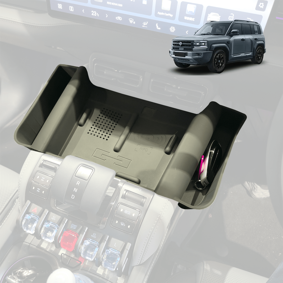 SILICONE WIRELESS CHARGING TRAY PROTECTOR WITH POCKETS DENZA B5 2026+-Let us help you explore your 4x4 with us Noxfun