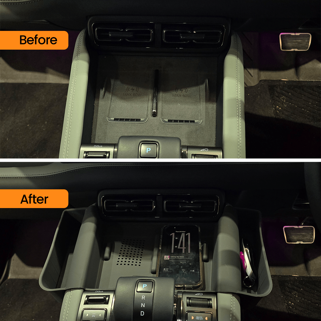 SILICONE WIRELESS CHARGING TRAY PROTECTOR WITH POCKETS DENZA B5 2026+-Let us help you explore your 4x4 with us Noxfun