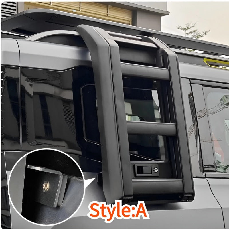 Car rear window folding ladder for Chery Jetour T2 & Jetour T2 PHEV & Jetour T1-Let us help you explore your 4x4 with us Noxfun