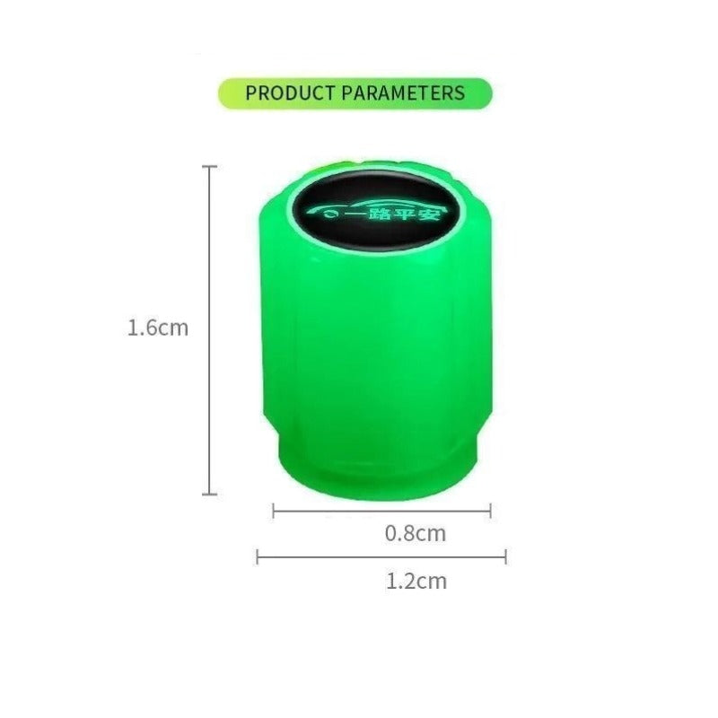 Fluorescent Tire Valve Stem Caps-Let us help you explore your 4x4 with us Noxfun