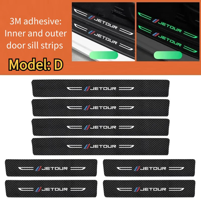 Car door sill strips for Chery Jetour-Let us help you explore your 4x4 with us Noxfun
