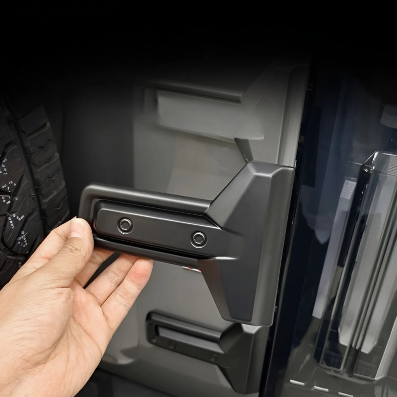 Car Black Tailgate Hinge Cover Modification Styling Accessories For Chery Jetour T2 & Jetour T2 PHEV-Let us help you explore your 4x4 with us Noxfun