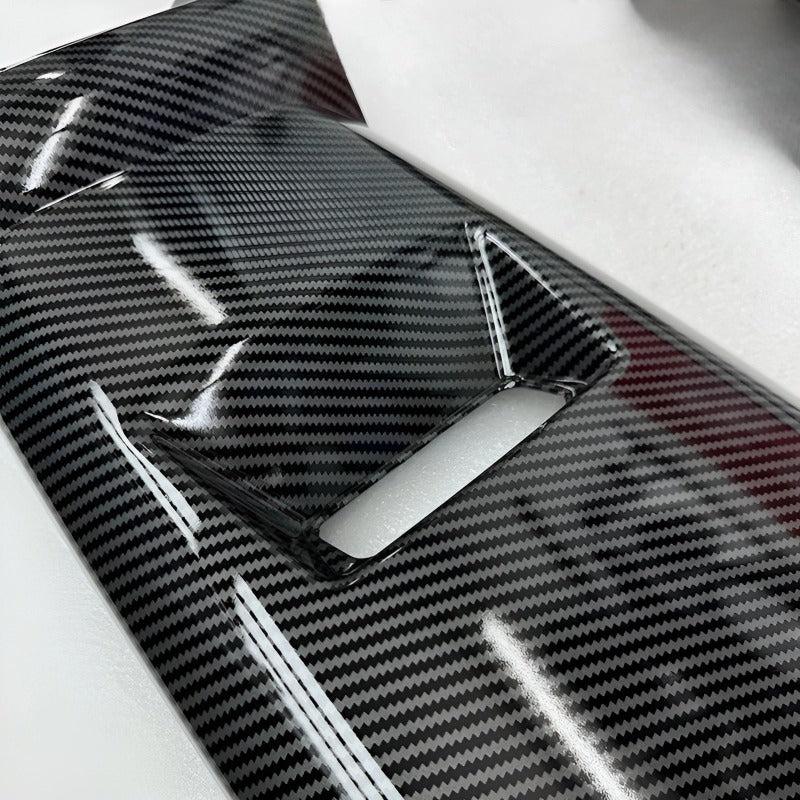 Carbon fiber anti-kick panel for rear air conditioning for Chery JAECOO J6 （iCAR 03）-Let us help you explore your 4x4 with us Noxfun