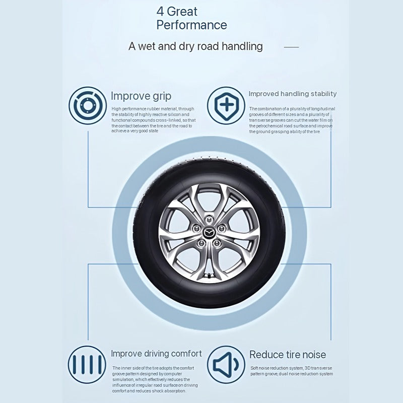 Wear-resistant silent rubber tyres for cars-Let us help you explore your 4x4 with us Noxfun
