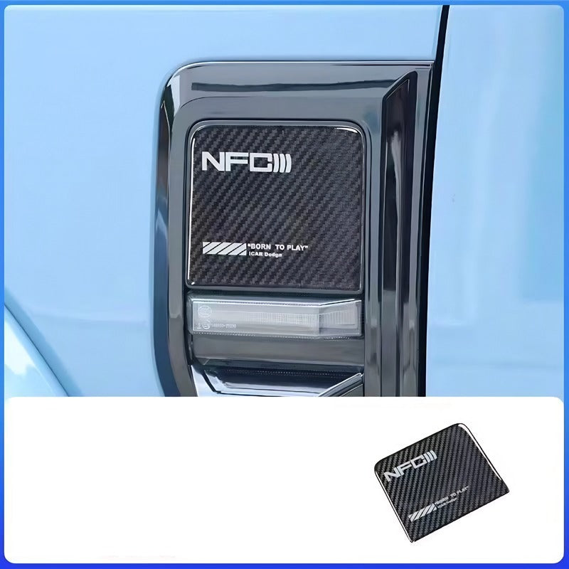 Side Fender Trim Decal for the Chery iCAR V27-Let us help you explore your 4x4 with us Noxfun