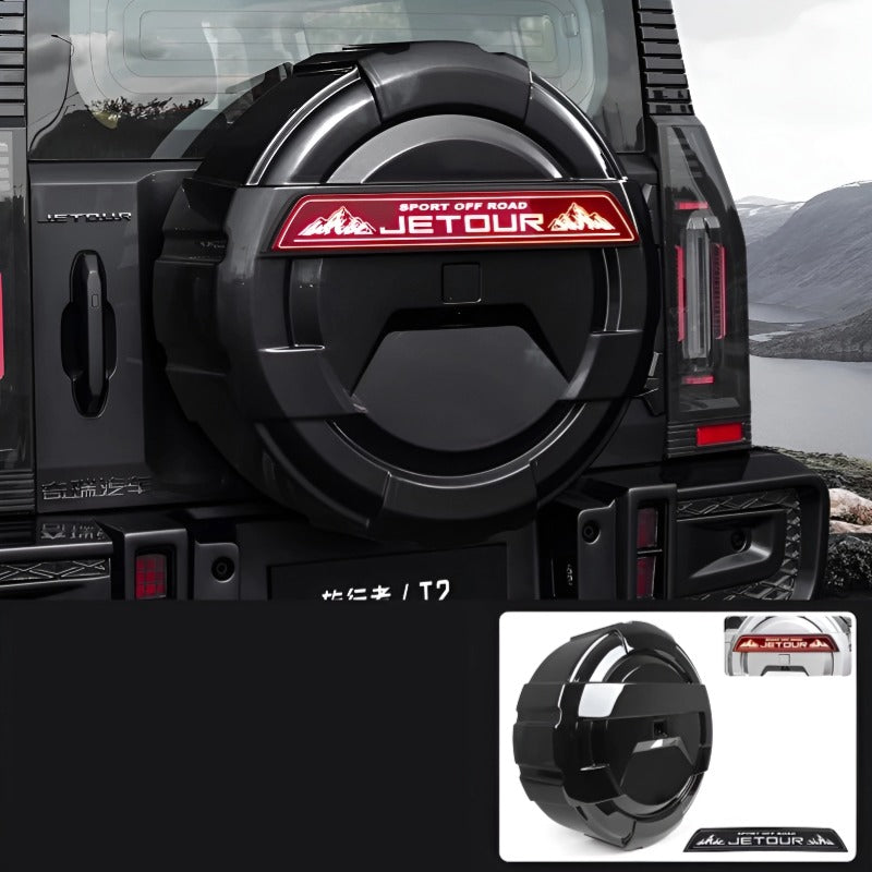 Car tailgate spare wheel cover for Chery Jetour T2-Let us help you explore your 4x4 with us Noxfun