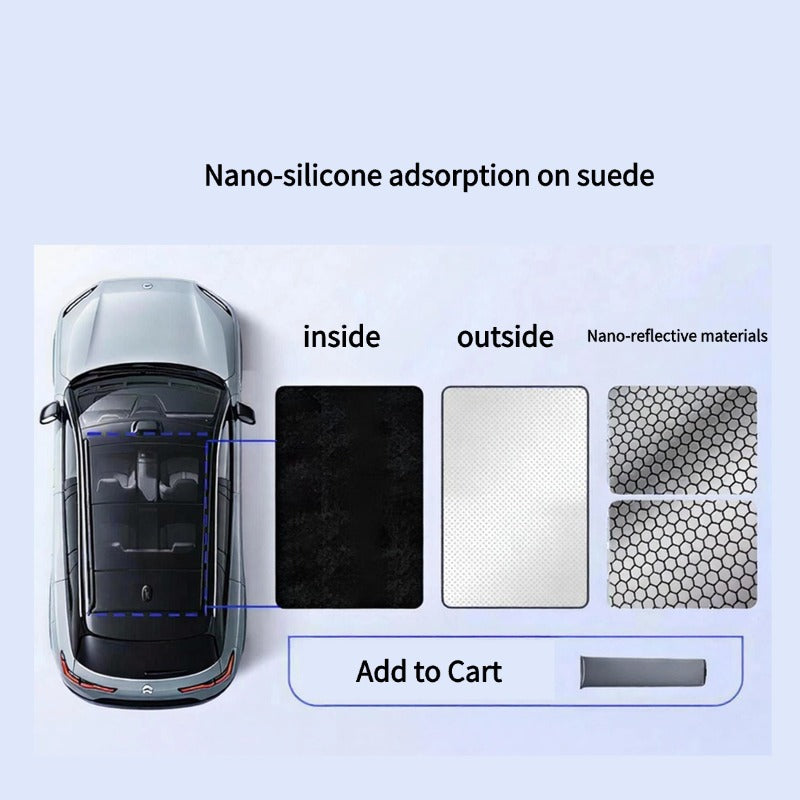 Sunshade for the sunroof of the Chery Jetour G700-Let us help you explore your 4x4 with us Noxfun